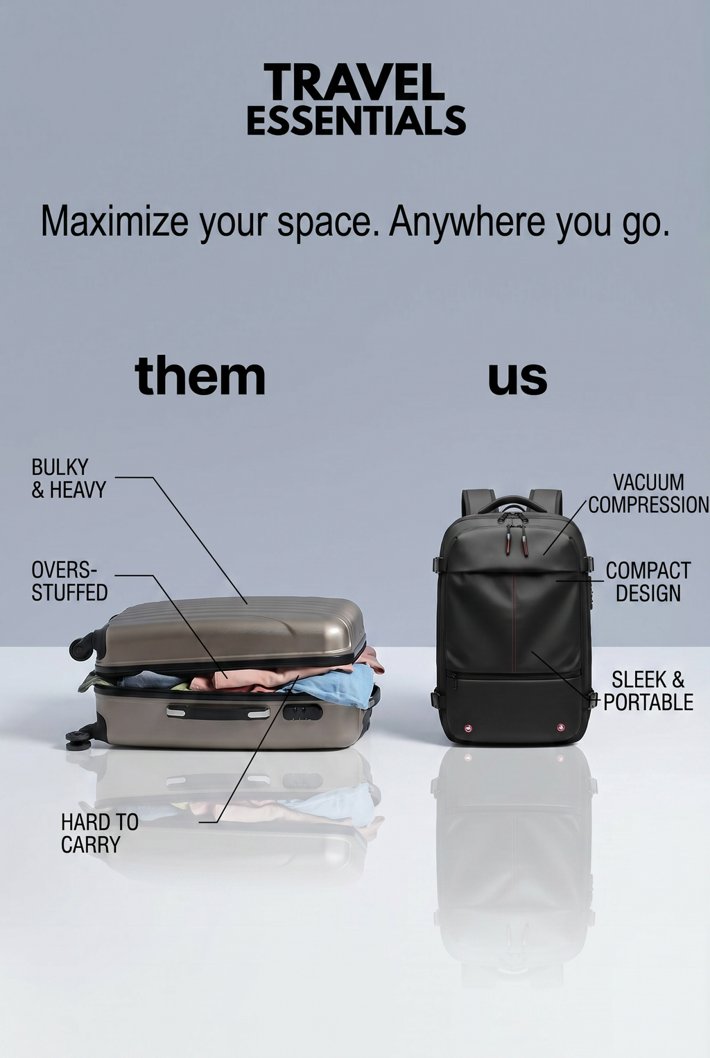Travel Vacuum Backpack