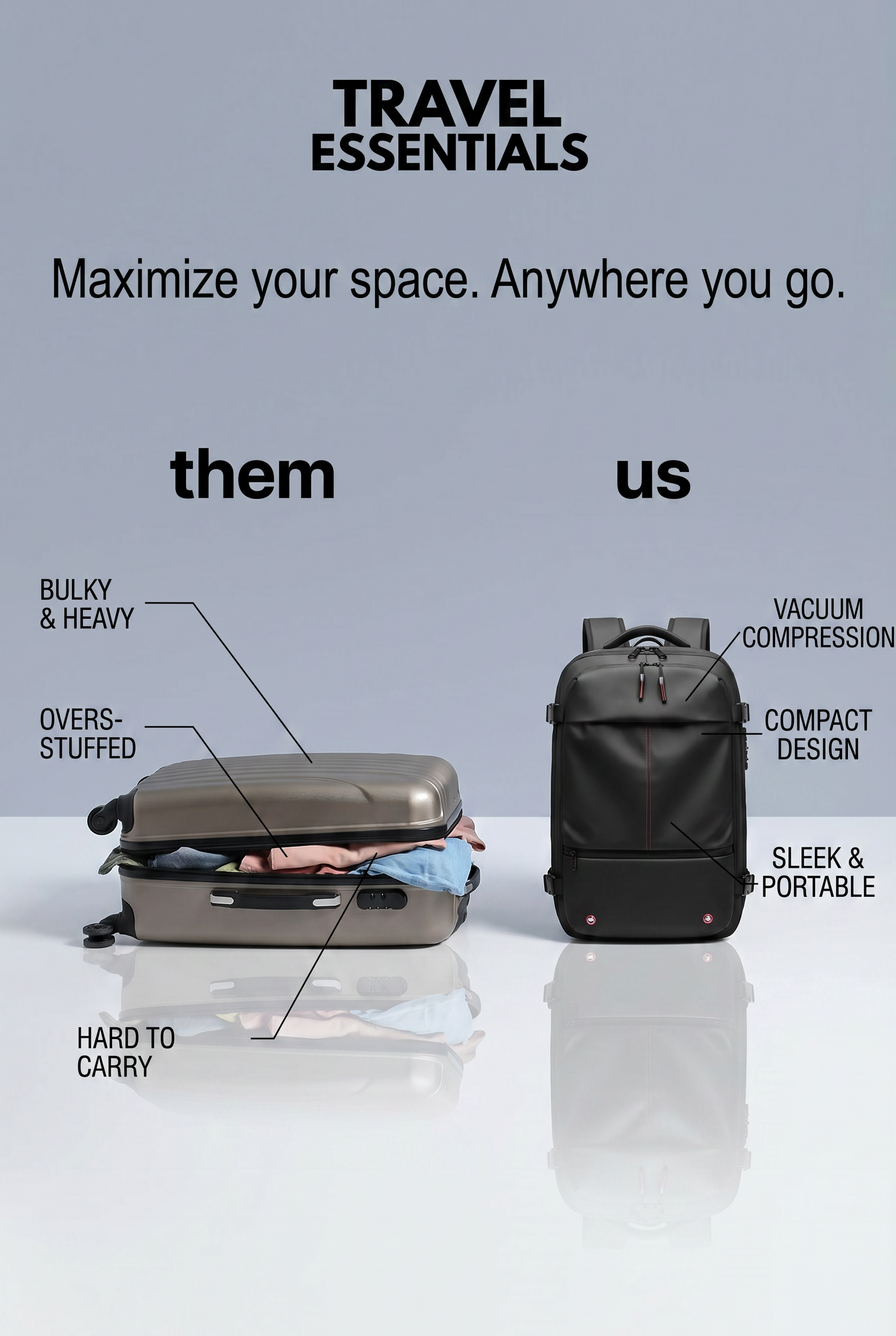 Travel Vacuum Backpack