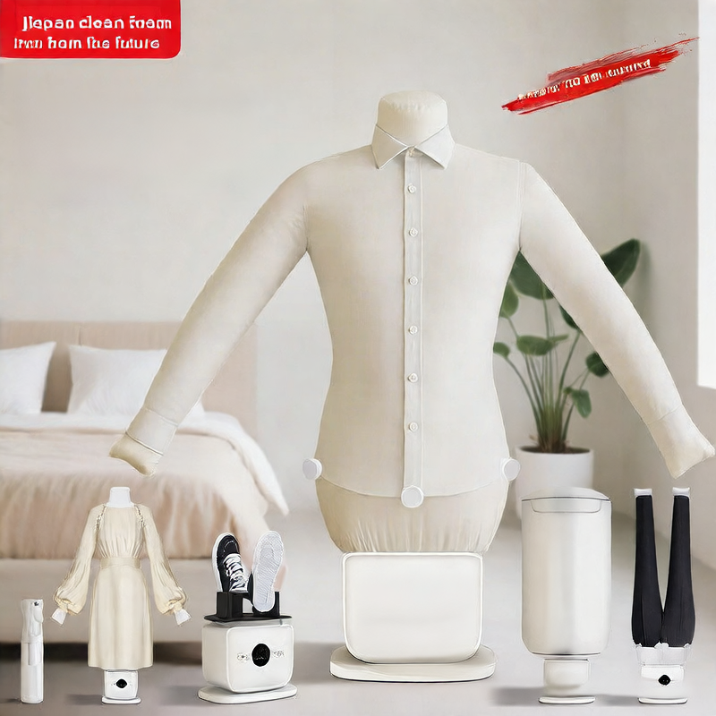 Lazy person fully automatic human-shaped ironing machine, drying and shoe-drying iron
