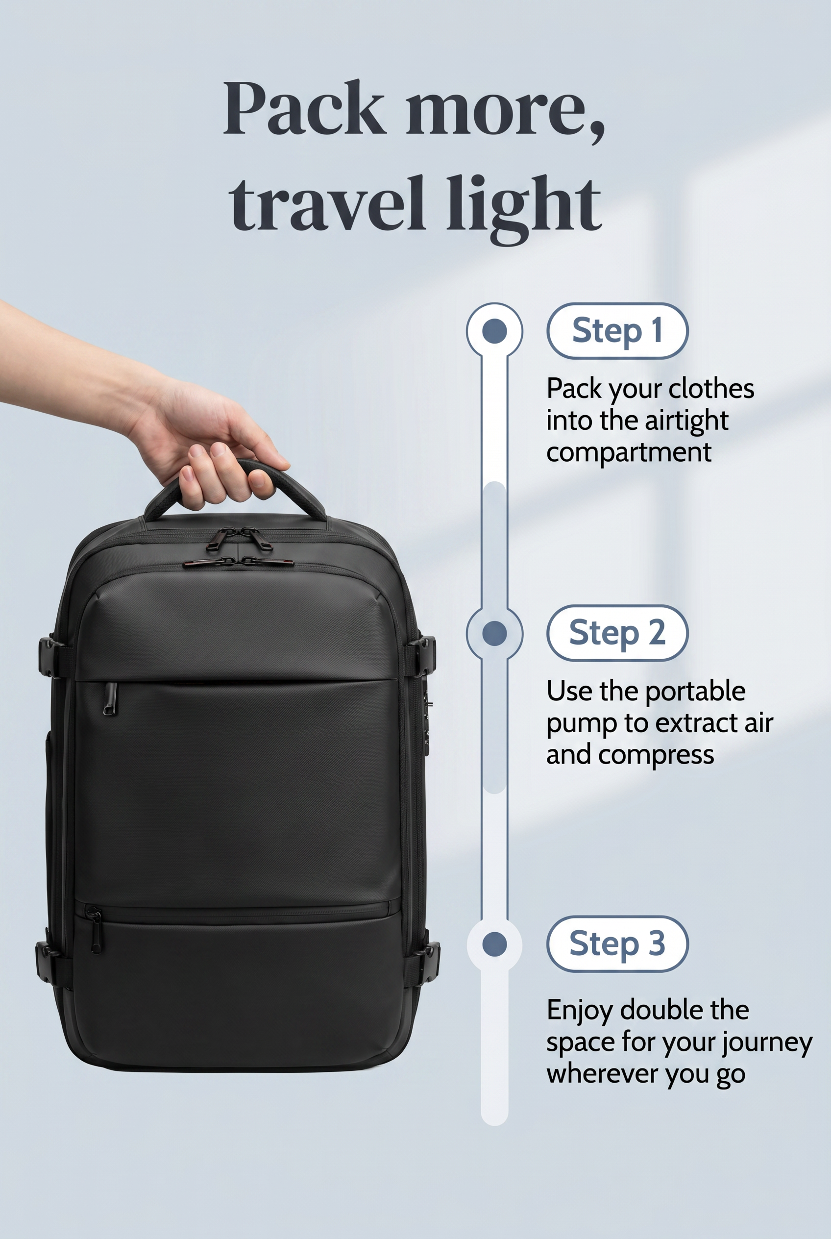Travel Vacuum Backpack