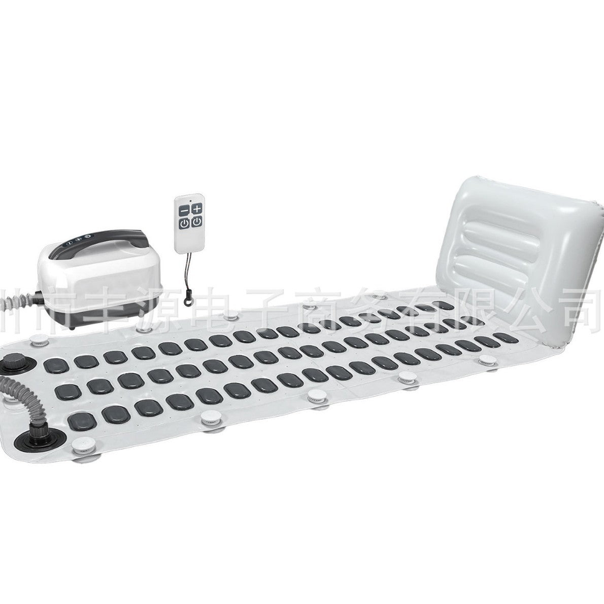 Inflatable Bubble Massage Bath Mat with Hydrotherapy