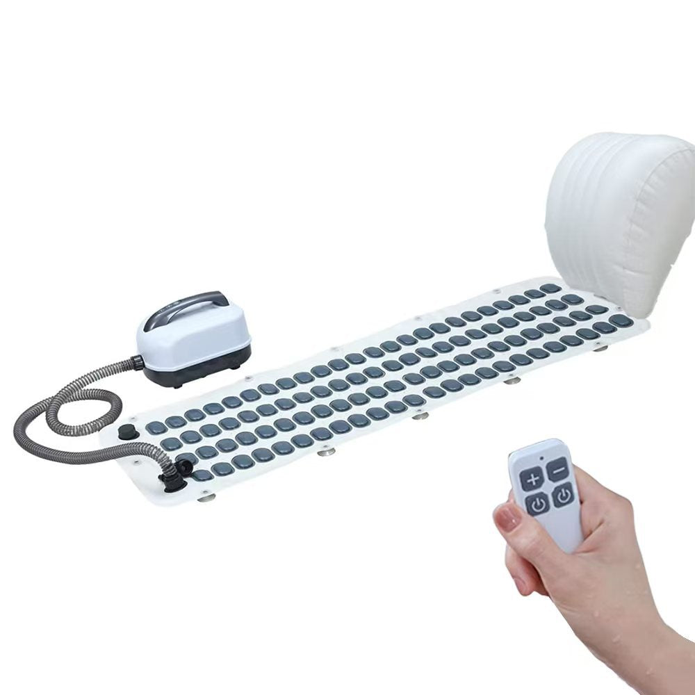 Inflatable Bubble Massage Bath Mat with Hydrotherapy