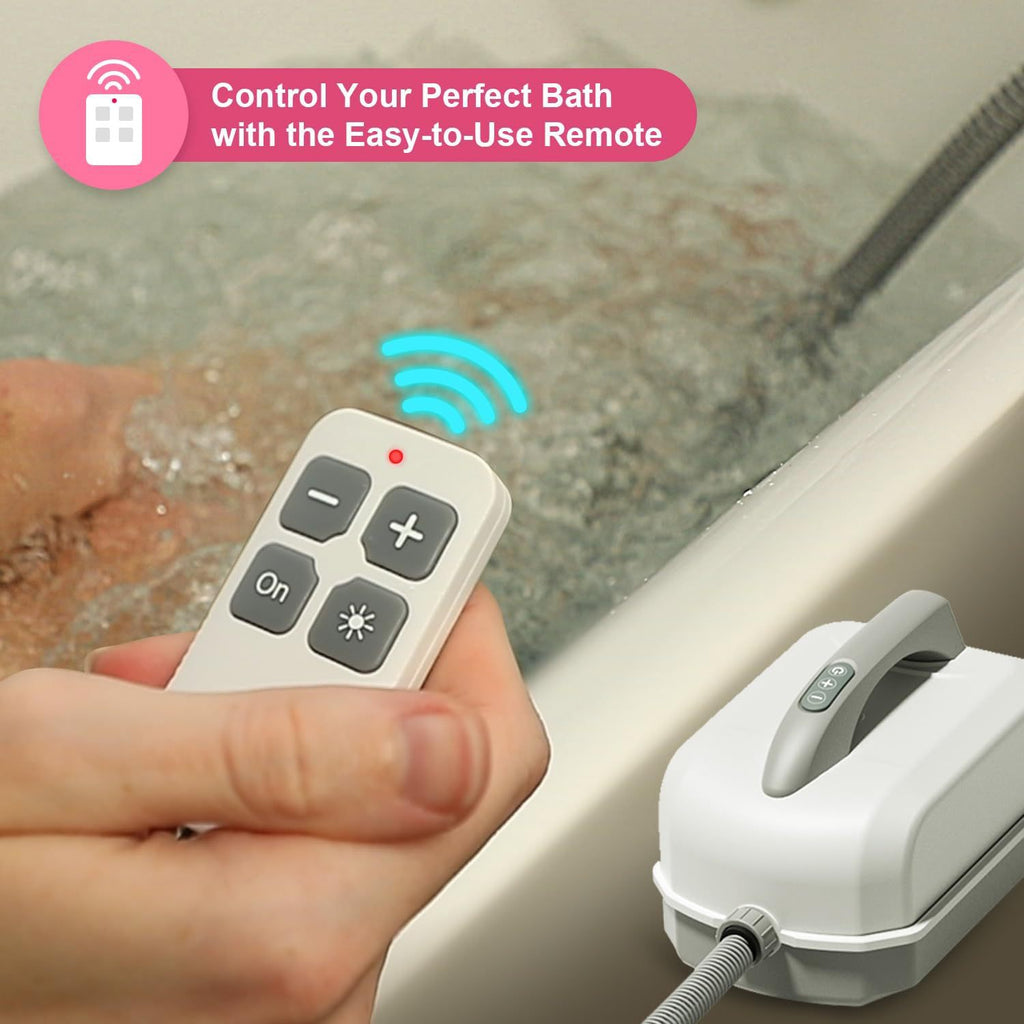 Inflatable Bubble Massage Bath Mat with Hydrotherapy