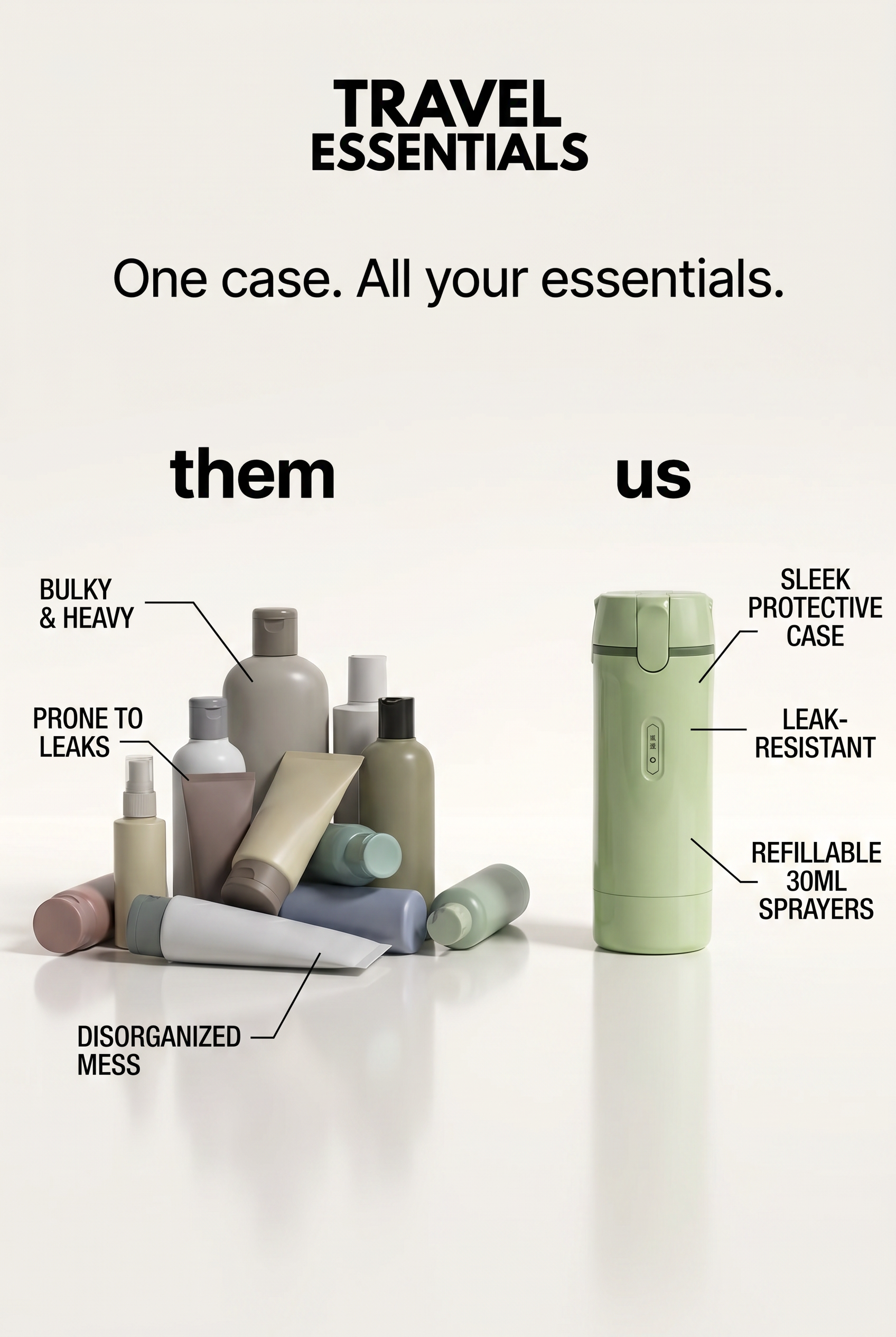 Travel Refillable Bottle